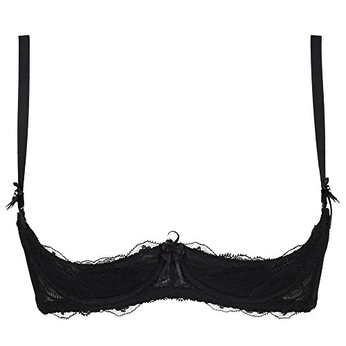 Axami V-4641 Alluring Charm Sinnlicher, Luxuriouser Hebe-BH, Made In EU (Sehe Dazu Passende V-4643 Alluring Charm Slips), Schwarz,70D von Axami