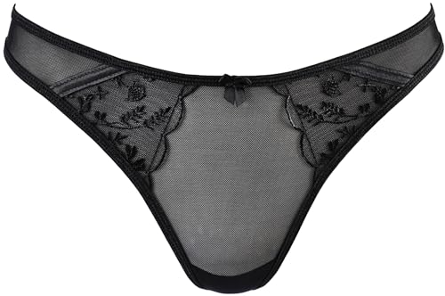 Axami transparenter String mit Spitze und Schleife M von Axami