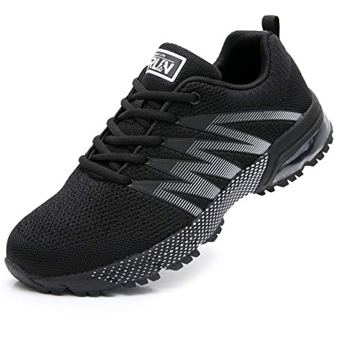 Axcone Damen Herren Sneaker Laufschuhe Air Sportschuhe Kletterschuhe Turnschuhe Running Fitness Sneaker Outdoors Straßenlaufschuhe Sports 8995 BK 39EU von Axcone