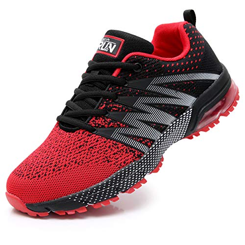 Axcone Damen Herren Sneaker Laufschuhe Air Sportschuhe Kletterschuhe Turnschuhe Running Fitness Sneaker Outdoors Straßenlaufschuhe Sports 8995 RD 36EU von Axcone