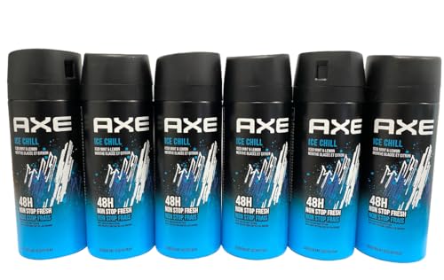 6 x 150ml Axe ICE CHILL Deo Deospray Deodorant Bodyspray Herren Parfüm von Axe