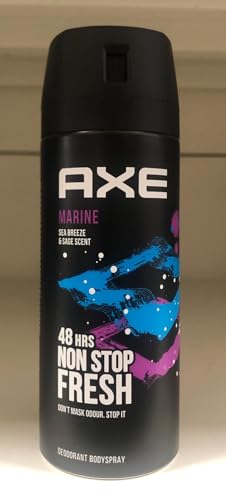 6 x Axe Men Deodorant/Bodyspray "Marine" - 150 ml von Axe