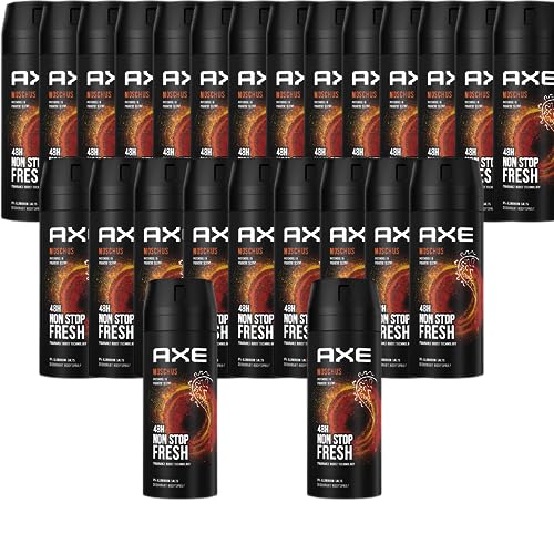 AXE Bodyspray Moschus Deo 24x 150ml Deospray Deodorant Männerdeo ohne Aluminium Herren Männer Men von Axe