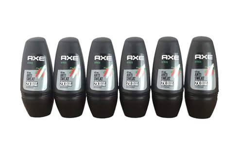 AXE Deo Roll-on Men "Africa Dry" - 6er Pack (6 x 50 ml) von Axe