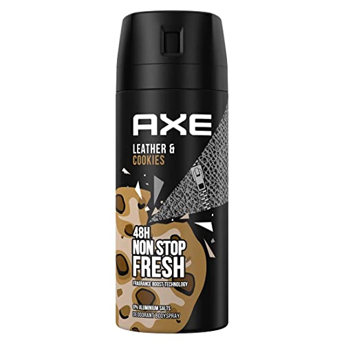 AXE Deodorant/Bodyspray Men - Collision Leather & Cookies - All day fresh - 6er Pack (6 x 150 ml) von Axe