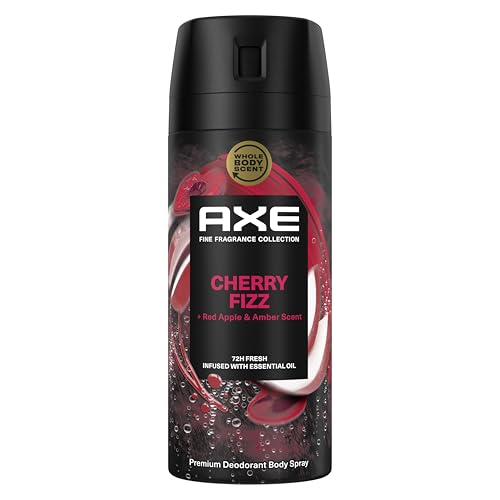 AXE - Deodorant für Herren – Spray – Kollektion Prestige Parfum – Cherry Fizz – verstärkte Anti-Geruchs-Technologie – 72 Stunden Schutz – 150 ml von Axe