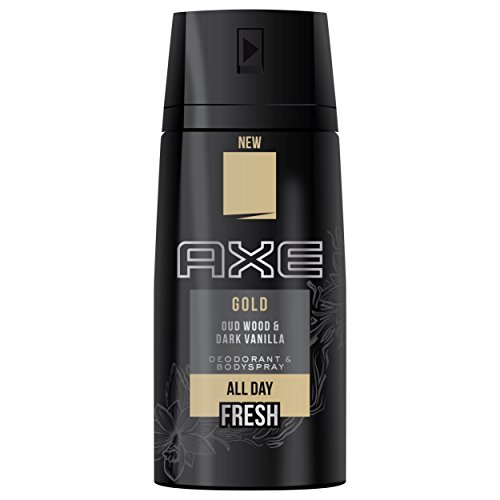 Axe Gold Deospray Set Herren 3er Pack ohne Aluminiumsalze angenehmer Duft (3 x 150 ml) von Axe