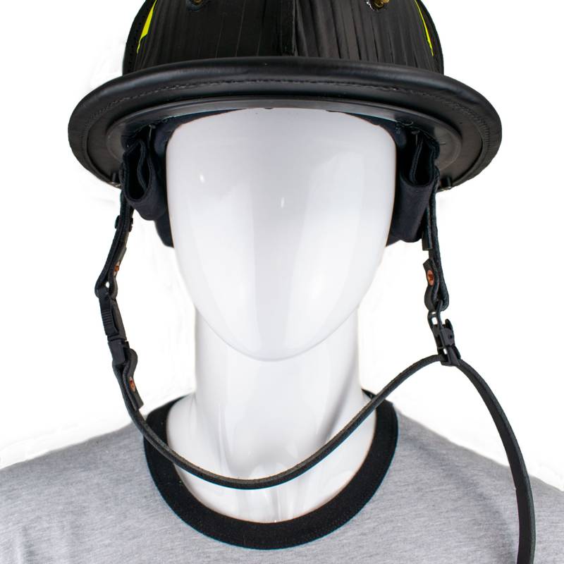Feuerwehrmann Leder Kinnriemen Feuerwehrmann Leder Kinnriemen von AxeandAwlLeatherwork
