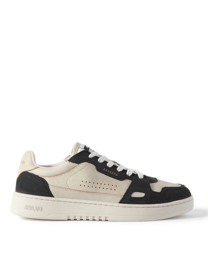 Axel Arigato - Dice Lo Nubuck-Trimmed Leather Sneakers - Men - Neutrals - EU 43 von Axel Arigato