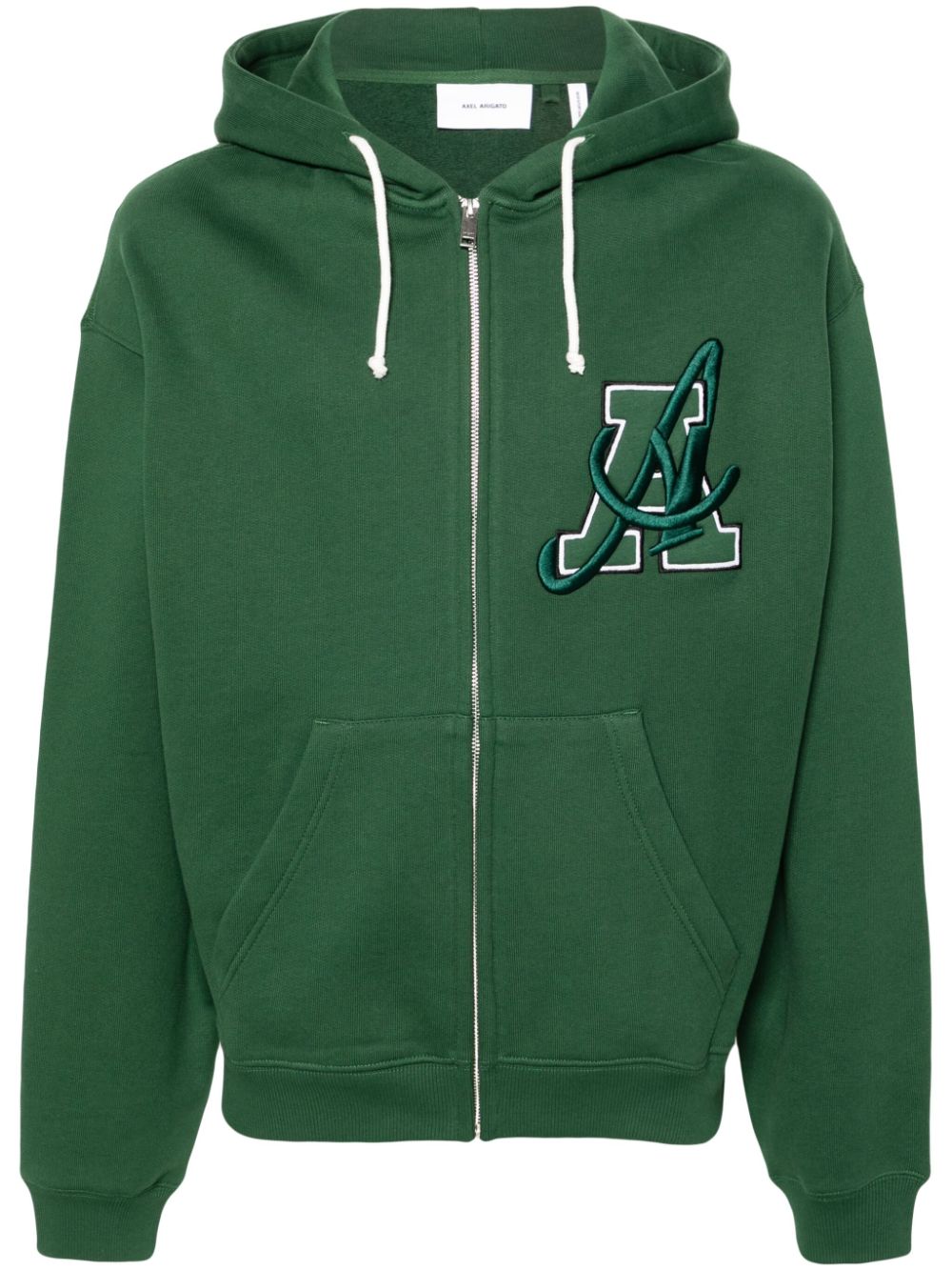 Axel Arigato Hart Hoodie mit Reißverschluss - Grün von Axel Arigato