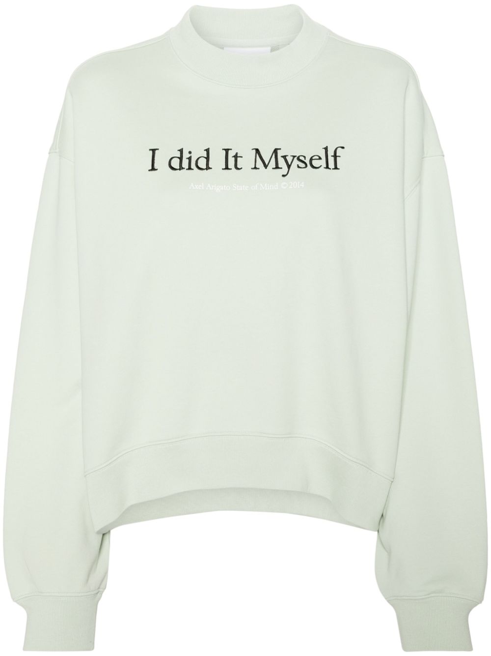 Axel Arigato I Do It Myself Sweatshirt aus Bio-Baumwolle - Grün von Axel Arigato