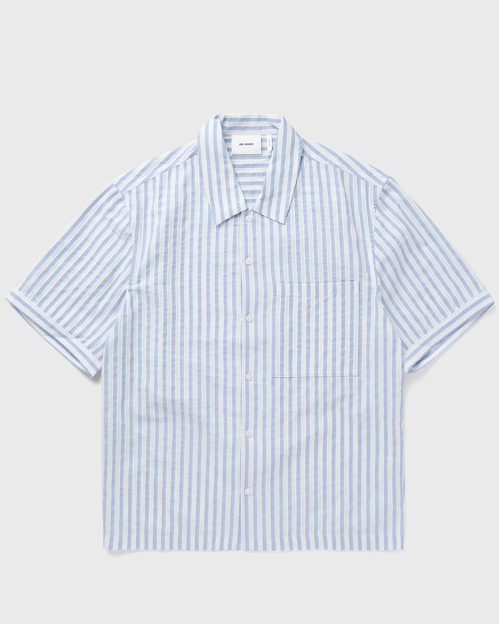Axel Arigato Lido Striped Shirt men Shortsleeves blue in Größe:XL Axel Arigato Lido Striped Shirt men Shortsleeves blue in Größe:XL von Axel Arigato