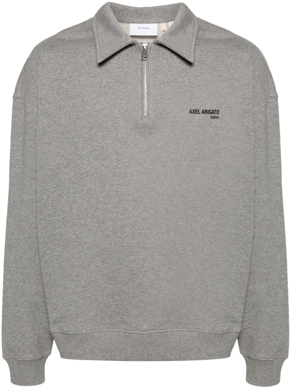 Axel Arigato Meliertes Remie Sweatshirt mit Reißverschluss - Grau von Axel Arigato