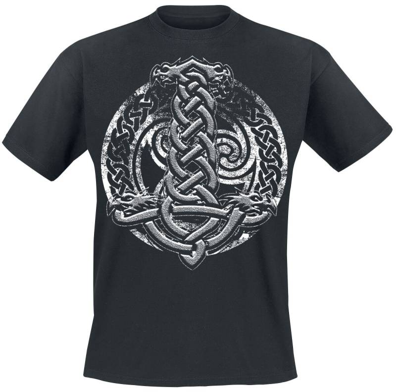 Axel Hermann Celtic Shield T-Shirt schwarz in XL von Axel Hermann