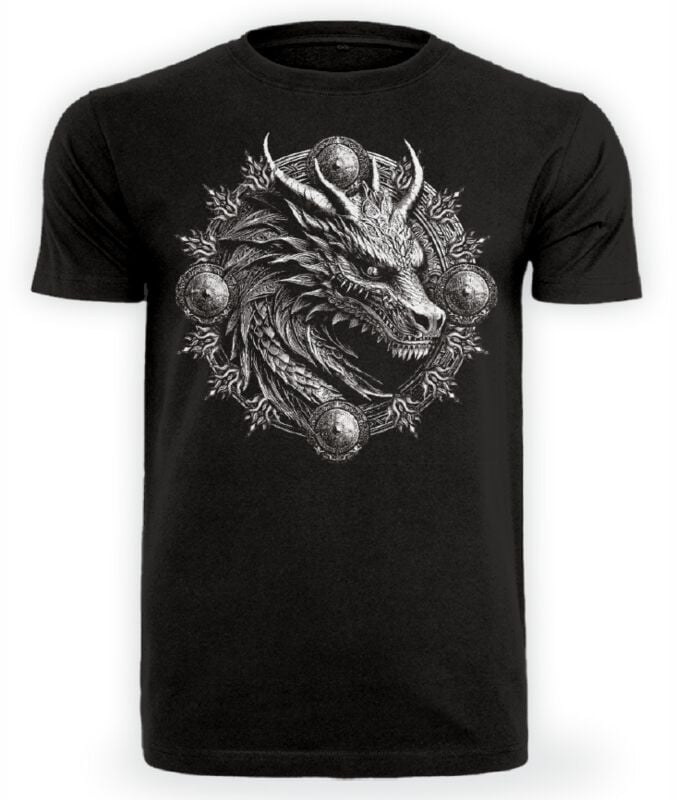 Axel Hermann Firedragon T-Shirt schwarz in L von Axel Hermann