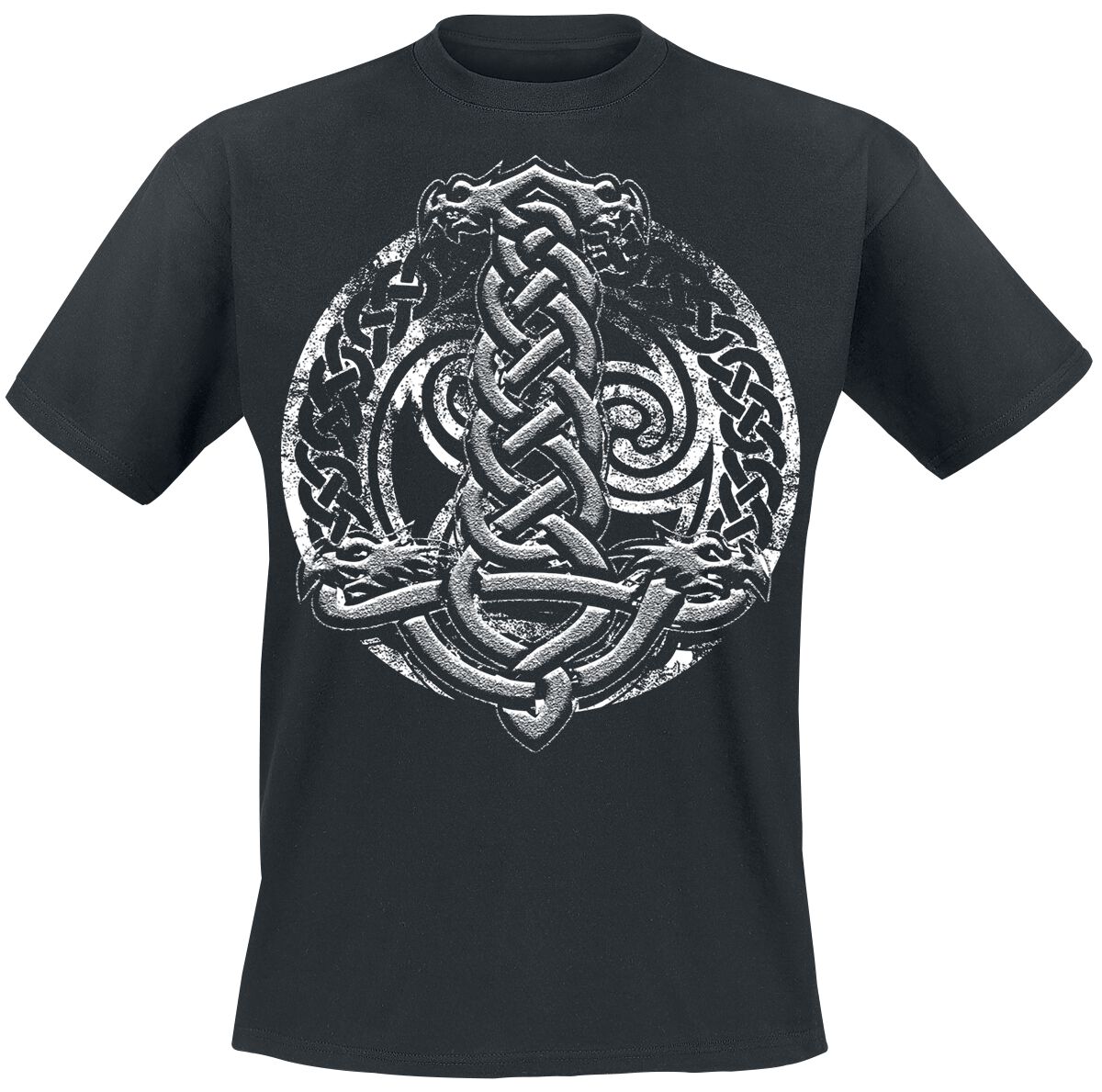 Axel Hermann - Gothic T-Shirt - Celtic Shield - S bis XXL - für Männer - Größe L - schwarz von Axel Hermann