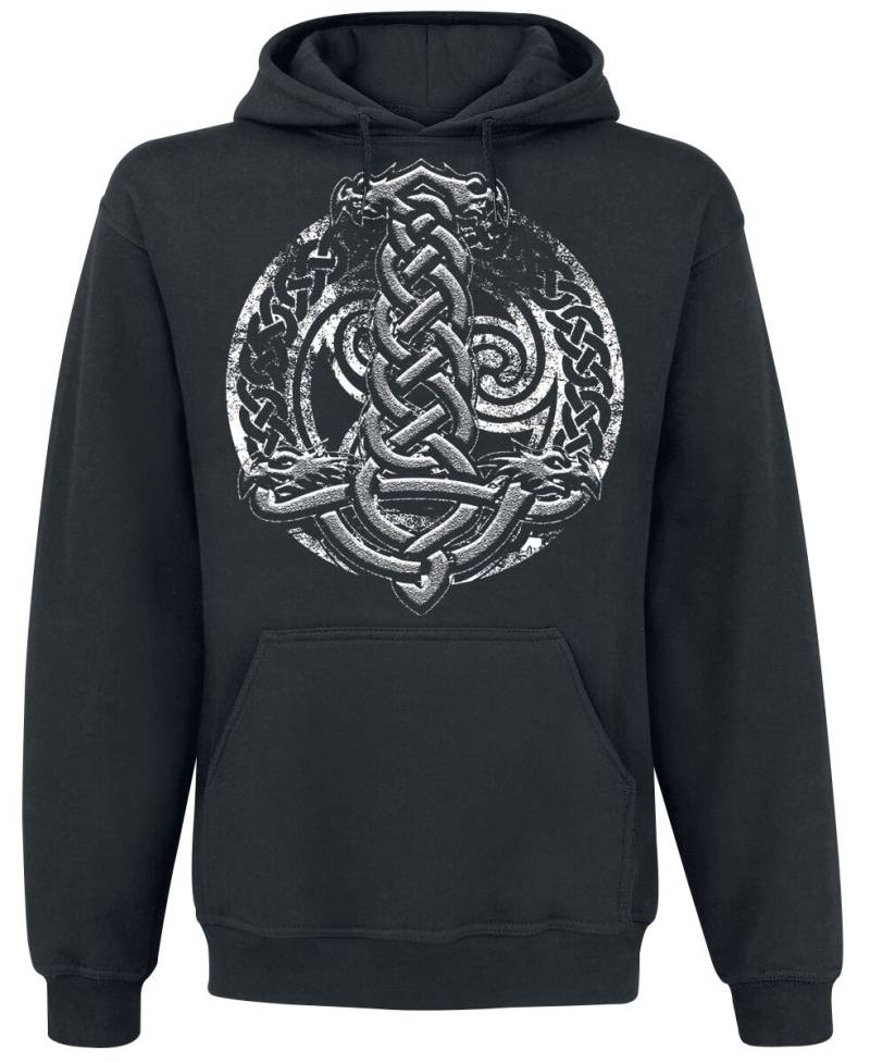 Axel Hermann Kapuzenpullover - Celtic Shield - M bis 5XL - für Männer - Größe XL - schwarz von Axel Hermann