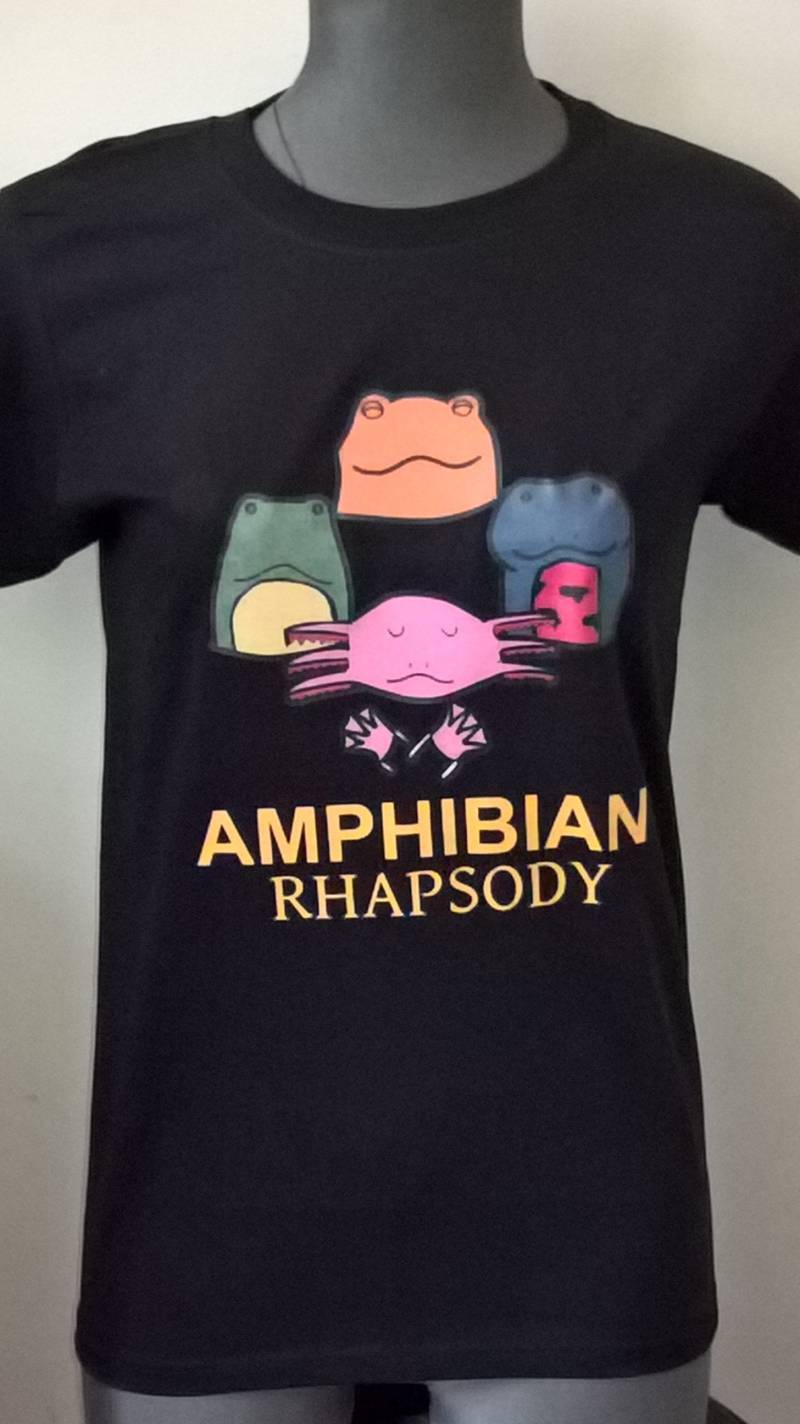 Amphibian Tshirt, Classic Rock T-Shirt, Axolotl Natur Inspire Shirt, Alternative Mode Amphibien Liebhaber Gedrucktes Tier Tshirt von Axelinaproductions