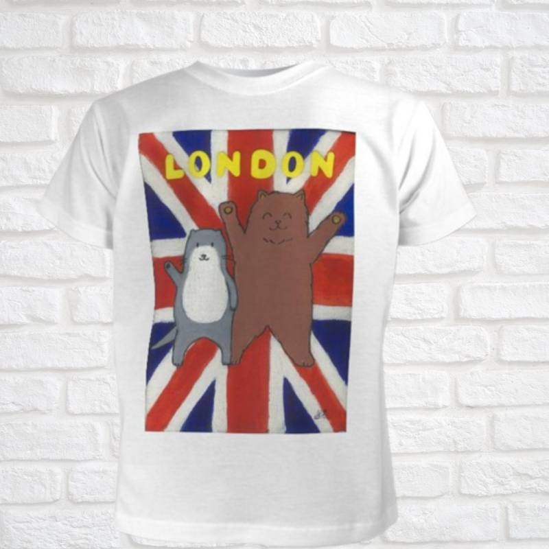 T-Shirt London, Souvenir London von Axelinaproductions