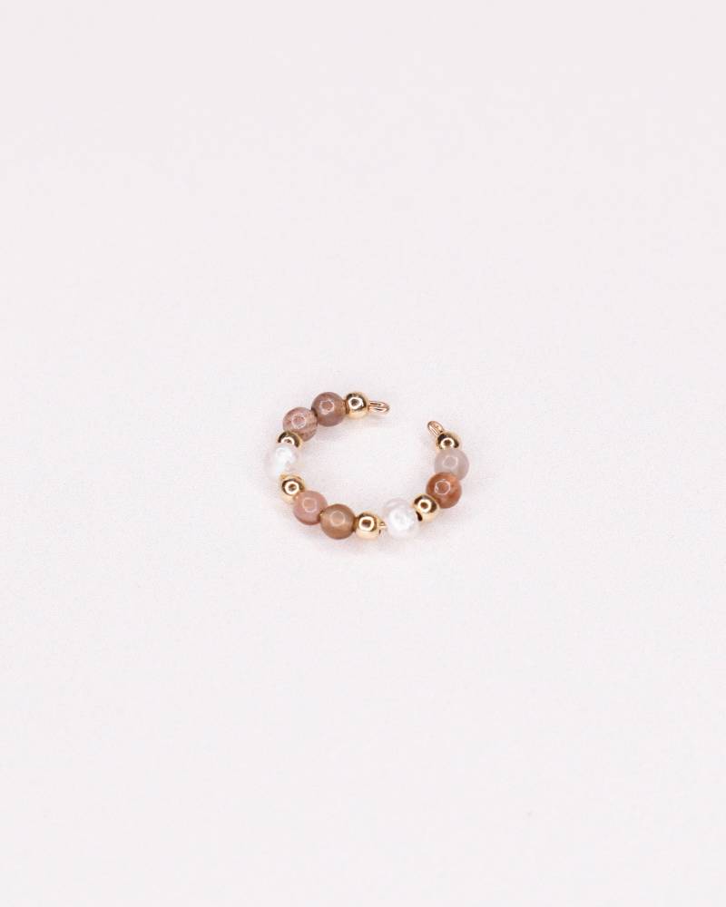 Agde, Fake Piercing, Steinpiercing, Ohrpiercing, Achatpiercing, Geschenkidee, Schmuck Mama Geschenk von AxelleJoly