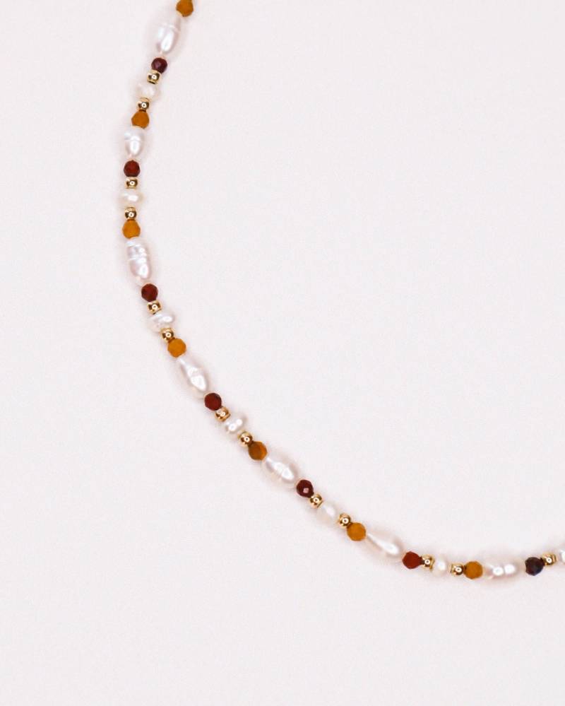 Lido, Perlenkette, Steinkette, Weiße Halskette, Weihnachtsgeschenk Schmuck von AxelleJoly