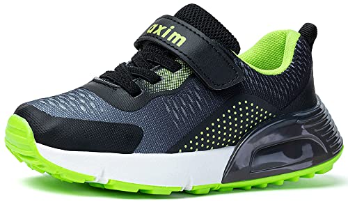 Axim Sneaker Sportschuhe Jungen Klettverschluss-Sportschuhe für Kinder (Schwarz, eu_Footwear_Size_System, Toddler, Numeric, medium, Numeric_33) von Axim