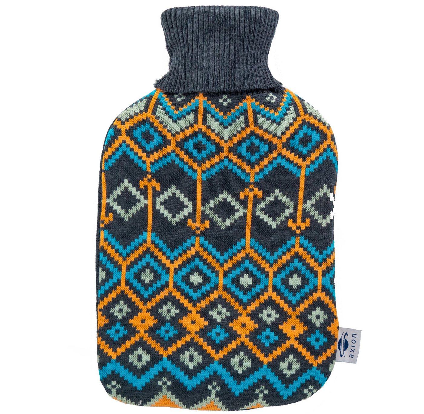 Axion Wärmflasche mit Bezug, versch. Farben, 33 x 20 cm, ca. 2 Ltr., Wärmekissen, 100% Naturgummi von Axion