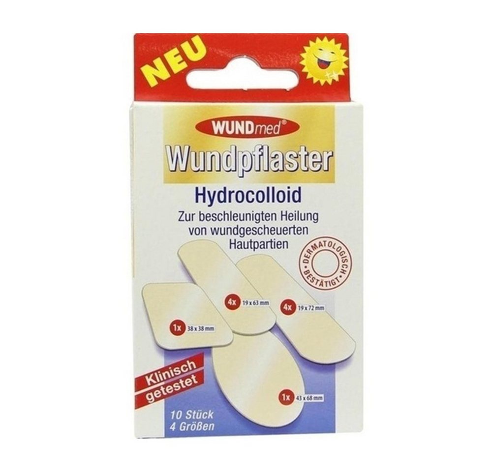 Axisis GmbH Pflaster WUNDPFLASTER Hydrocolloid 4 Größen, 10 St (10 St) von Axisis GmbH