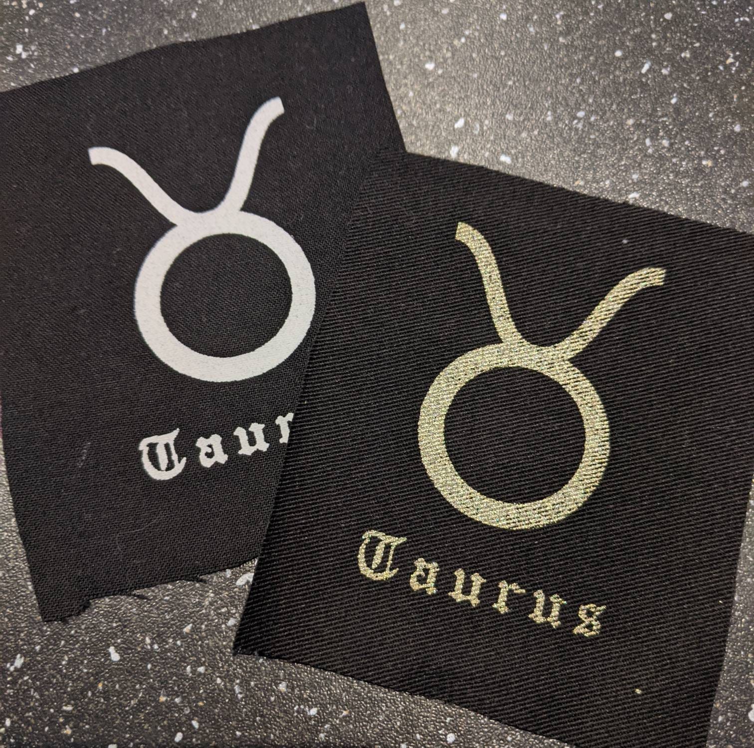 Stier Sternzeichen Stoffpatch von AxleHouseDesigns