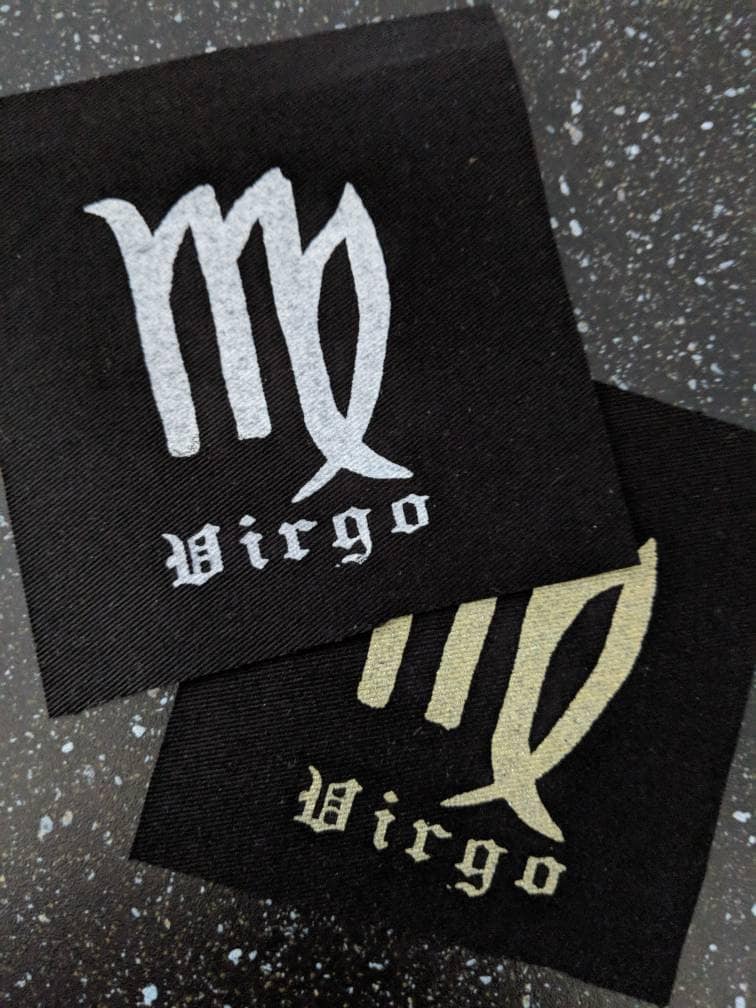 Virgo Sternzeichen Stoffpatch von AxleHouseDesigns