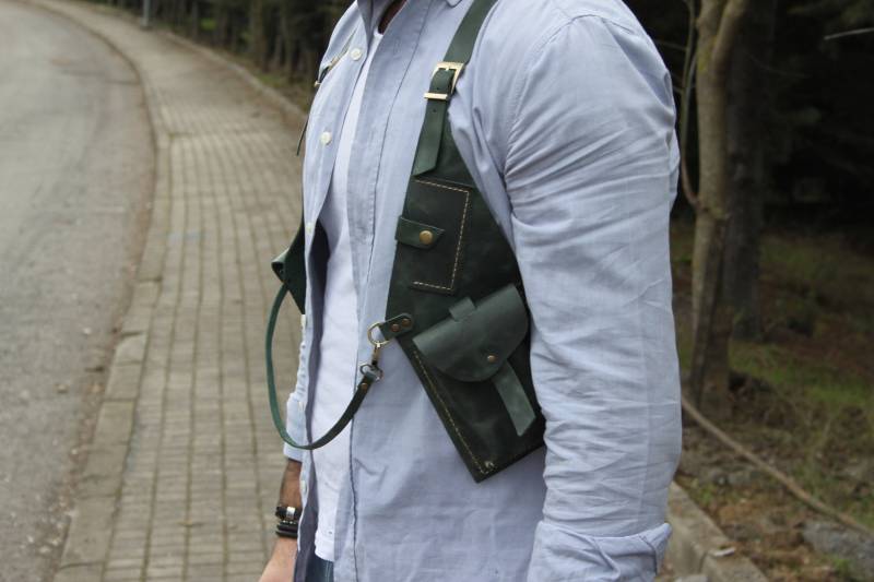 Revolvertasche Aus Leder in Handarbeit Gefertigt von AxleatherCo