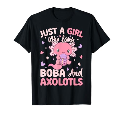 Nur EIN Mädchen, das Axolotls liebt. Cute Axolotl Kawaii T-Shirt von Axolotl Amphibien Designs und Geschenkideen