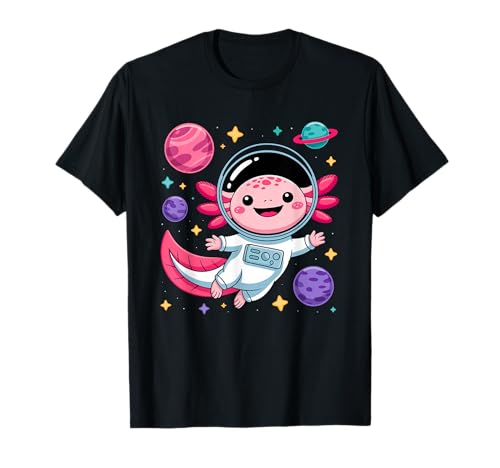 Axolotl Art Funny Astronaut Axolotl Costume Outfit Kids T-Shirt von Axolotl Art Funny Astronaut Costume Tees