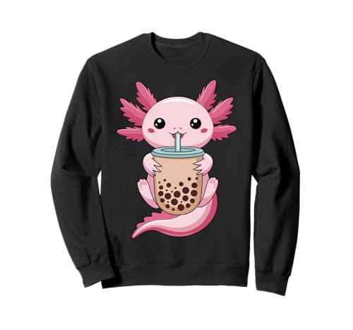 Axolotl Bubble Boba Tea Anime Cute Kawaii Axolotl für Kinder Sweatshirt von Axolotl Bubble Boba Tea Anime Cute Axolotl Design