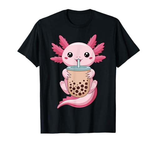 Axolotl Bubble Boba Tea Anime Cute Kawaii Axolotl für Kinder T-Shirt von Axolotl Bubble Boba Tea Anime Cute Axolotl Design