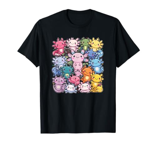 Axolotl Süße Axolotls Of The World Kawaii für Kinder T-Shirt Axolotl Süße Axolotls Of The World Kawaii für Kinder T-Shirt von Axolotl Cute
