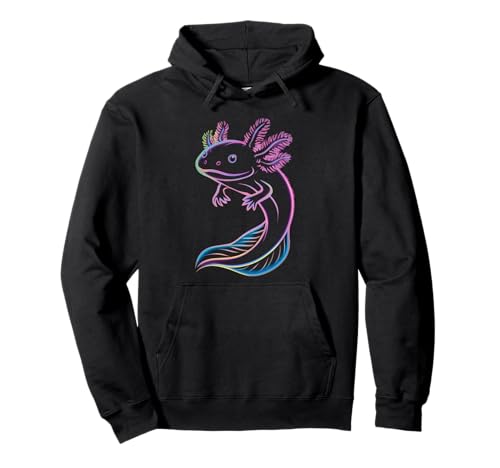 Axolotl Art Pop Modern Cool Grafik Jungen Mädchen Niedlich Axolotl Pullover Hoodie von Axolotl Funny Costume Outfit Adult Youth Gifts
