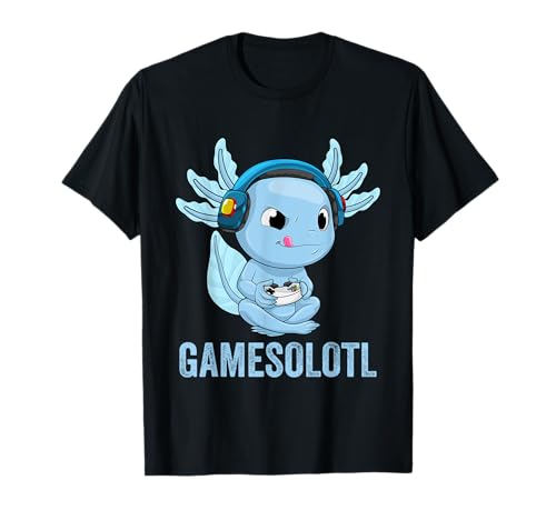 Axolotl Gamer Kawaii Zocker Anime Bekleidung Für Jungen T-Shirt Axolotl Gamer Kawaii Zocker Anime Bekleidung Für Jungen T-Shirt von Axolotl Gamer Retro Gaming Kleidung