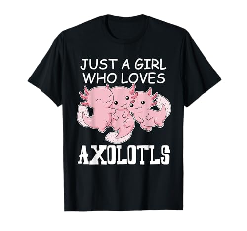 Axolotl Shirt Kinder Kawaii Axolotl T-Shirt Mädchen Damen Axolotl T-Shirt Axolotl Shirt Kinder Kawaii Axolotl T-Shirt Mädchen Damen Axolotl T-Shirt von Axolotl Gifts For Axolotl Fans