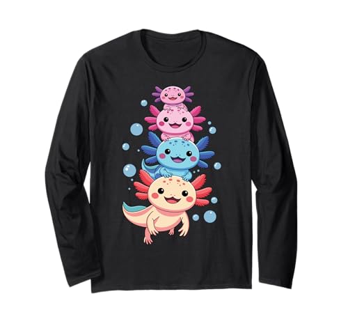 Axolotl Kawaii Anime Cute Axolotls for Boys Girls Men Kids Langarmshirt Axolotl Kawaii Anime Cute Axolotls for Boys Girls Men Kids Langarmshirt von Axolotl Kawaii Anime Cute Axolotls Design