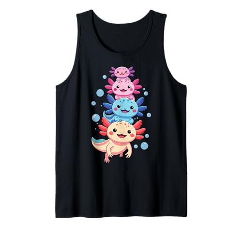 Axolotl Kawaii Anime Cute Axolotls for Boys Girls Men Kids Tank Top Axolotl Kawaii Anime Cute Axolotls for Boys Girls Men Kids Tank Top von Axolotl Kawaii Anime Cute Axolotls Design
