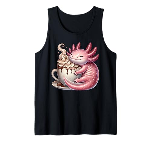Lustige Axolotl Kawaii Mädchen Axolotls Kinder Lustige Axolotl Kunst Tank Top von Axolotl Kawaii Kids Axolotl Animal Axolotls Boys