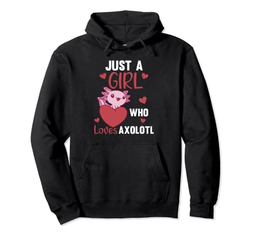 Süße Tiere Kawaii Axolotl Nur ein Mädchen, das Axolotl liebt Pullover Hoodie Süße Tiere Kawaii Axolotl Nur ein Mädchen, das Axolotl liebt Pullover Hoodie von Axolotls Kawaii Animals Amphibian
