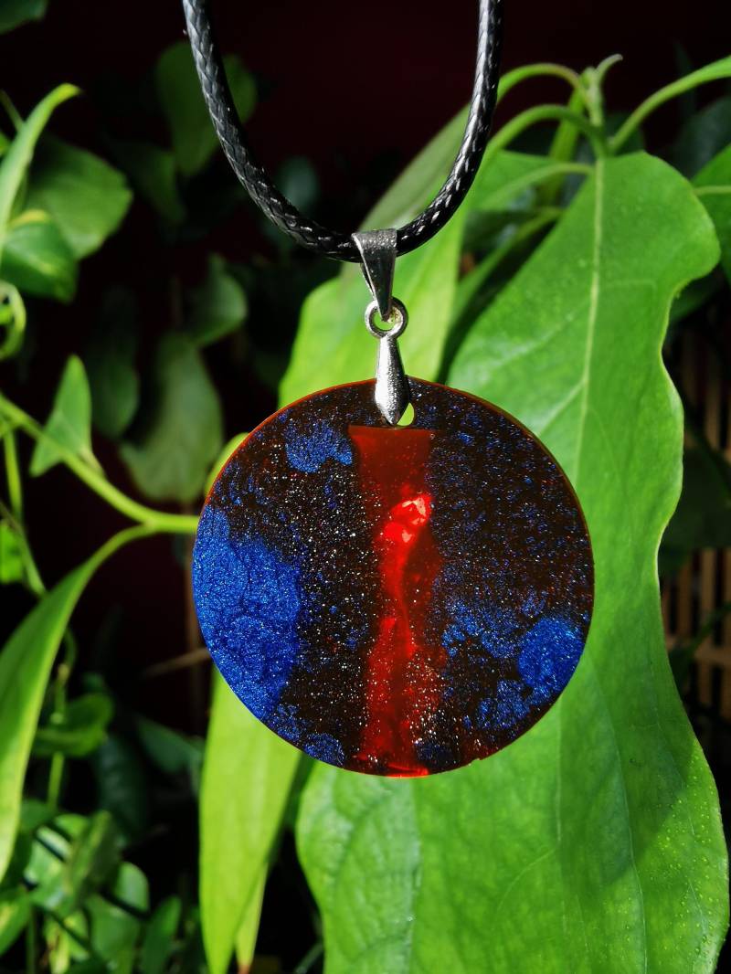 Rotes Streifen von Axoplasm