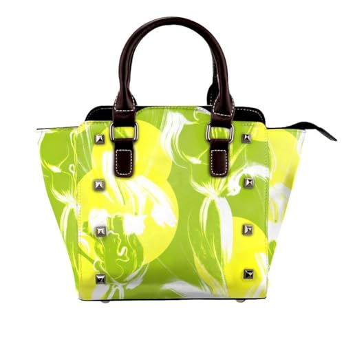 Crossbody Bags Satchel -Geldbörse Für Frauen Top Griff Handtasche Mit Verstellbarem Schultergurt Jeden Tag Tragen,Grün von Axrrl