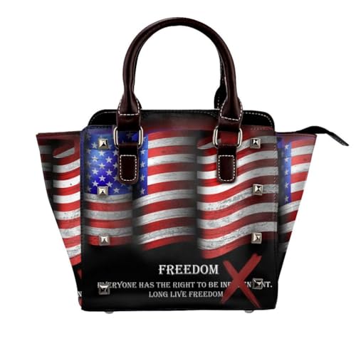 Damen -Crossbody -Taschen Drucken Taschenbeutel Mit Oberem Griff Und Verstellbarem Riemen Für Tägliche Verwendung Von Reisen,Schwarz von Axrrl