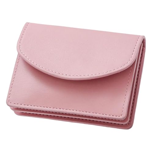 Frauen Kurze Erbringung Bonbonfarbe Kleiner Kartenhalter Mit Münzgrundstücke, Multi-Karten-Slots, PU-Leder Für Den Täglichen Gebrauch,Style 4 von Axrrl