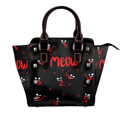 Handtasche - Damen -Crossbody -Tasche Top Griff Satchel Mit Verstellbaren Gurt Geldbeutel Für Täglich, Arbeit, Büro,Schwarz von Axrrl