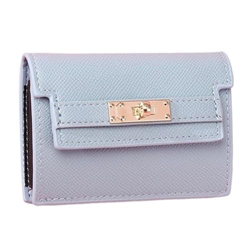 Kartenhalter Multi-Card Slot Accordion Wallet, PU Leder, Tragbar Für Den Täglichen Gebrauch,Blau von Axrrl