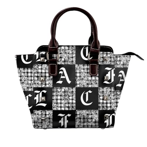 Leder -Crossbody -Taschen Vintage -Handtasche Mit Verstellbarem Griff -Umhängetasche Für Frauen Vielseitiges Accessoire,Schwarz von Axrrl